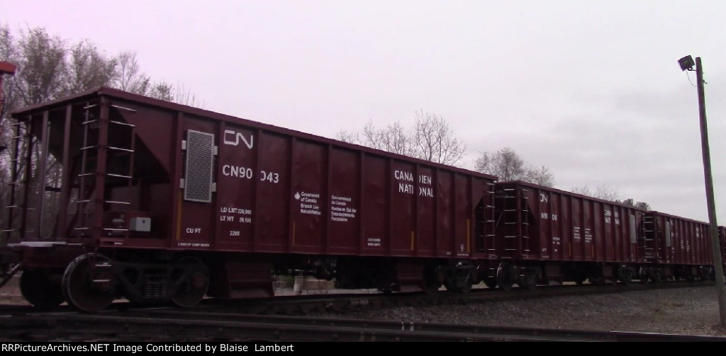 CN ballast hoppers